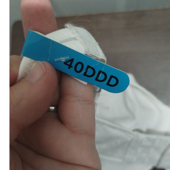 Bali Size 40DDD Minimizer Underwire Bra White Floral Lace Full Coverage 3385 NWT - Picture 5 of 6